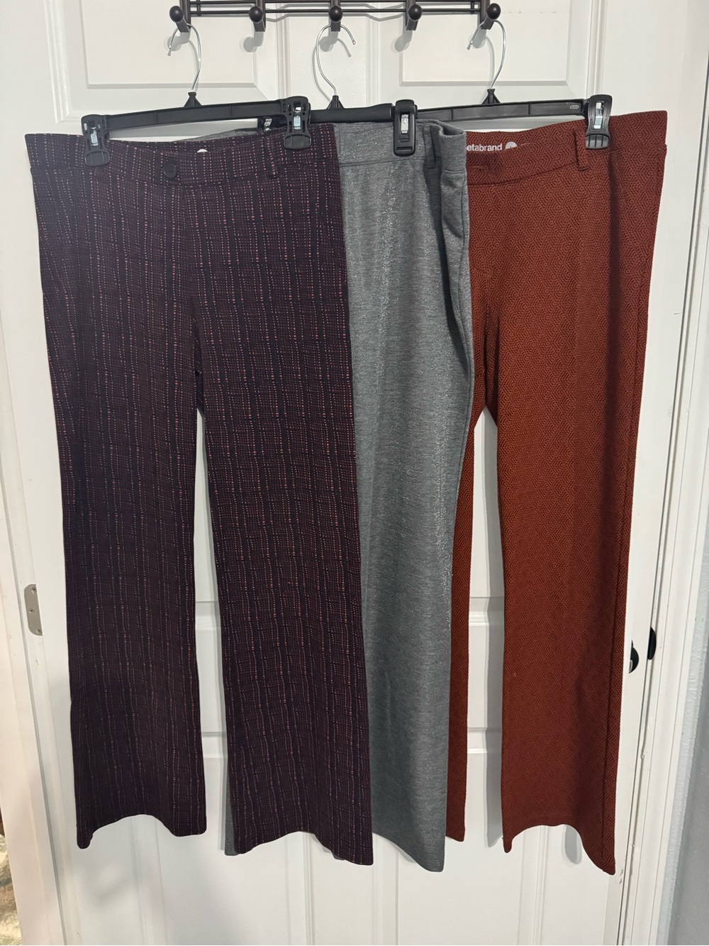 Trio of Women’s Betabrand Bootcut Yoga Pants Dress Pants